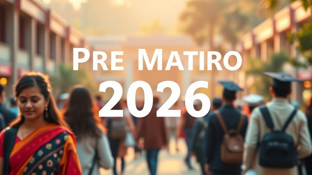 2026 Pre Matric Scholarship Online Application – Eligibility, Timeline & Registration Guide