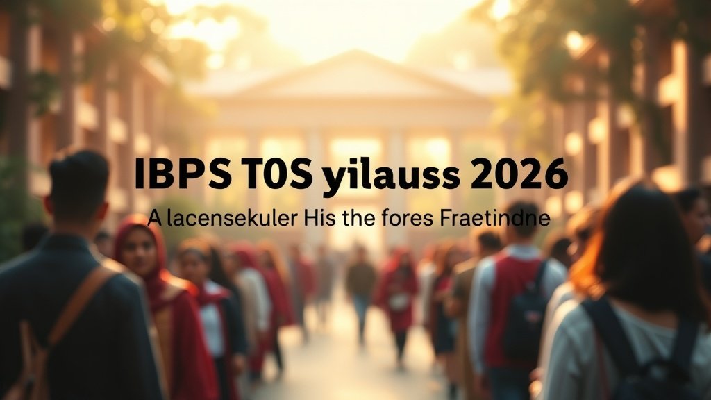 IBPS PO 2026 Exam Syllabus: All-Inclusive Guide for Prelims & Mains