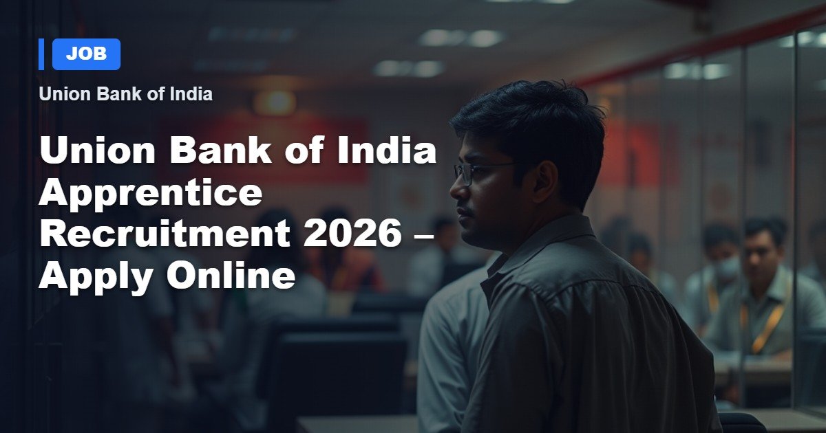Union Bank of India Apprenticeship Recruitment 2026 – Open Positions & Application Guidelines